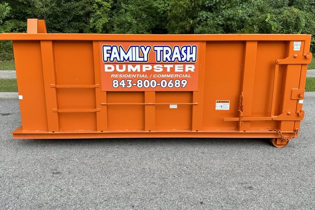 Family Trash 17-yard dumpster