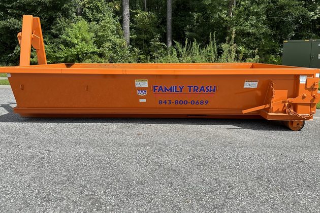 Family Trash 7-yard roll-off dumpster