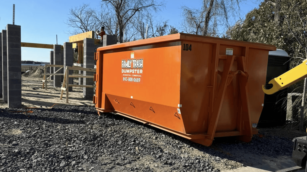 dumpster rentals Goose Creek -Family trash SC