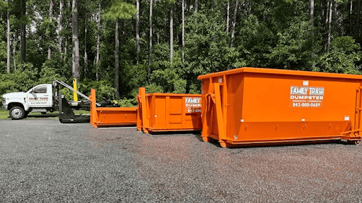 dumpster rentals Mount Pleasant - Family trash SC